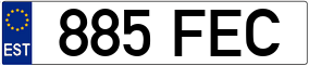 Truck License Plate